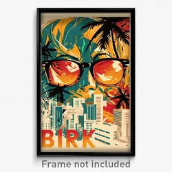 Mexican Movie Poster - Brisk Bank (Mexico Psychedelic Art Retro Film Print)