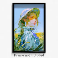 Art Poster - Thin Prairie (Psychedelic Trippy Weird 11x17 Cartoon Print)