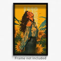 Brazilian Movie Poster - Girl Feeling Charity, Whimsical Detached Sleeves