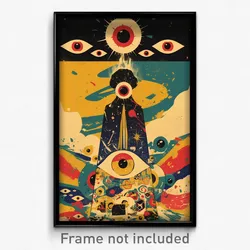 German Movie Poster - Remote Bar (Germany Psychedelic Art Retro Film Print)