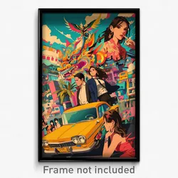 Mexican Movie Poster - Superficial Thai City (Mexico Retro Film Art Print)