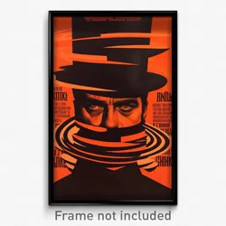 Russian Movie Poster - Man Feeling Glumness, Fabulous Two Tone Headwear (Print)