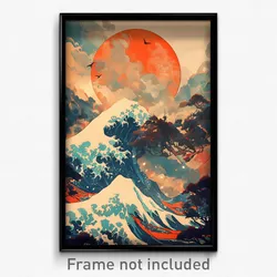 Art Poster - International Peephole (Psychedelic Trippy Weird Cartoon Print)