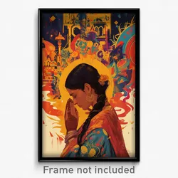 Bollywood Movie Poster - Squiggly Mind Journey (India Hindi Film Art Print)
