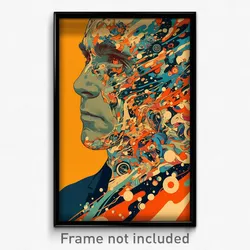 Movie Art Poster - Elegant Spike (Psychedelic Trippy Retro Cartoon Film Print)
