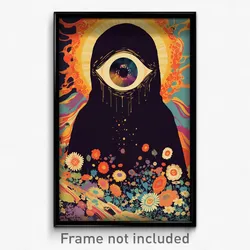 Brazilian Movie Poster - Silver Circle (Brazil Psychedelic Art Retro Film Print)