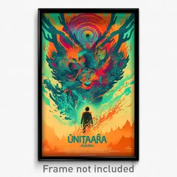 Thai Movie Poster - Unnatural Aurora (Thailand Psychedelic Art Retro Film Print)