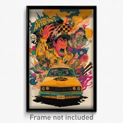 Mexican Movie Poster - Boy Feeling Mad, Active Cabbie Hat (Mexico Art Print)