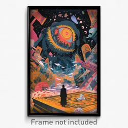 Russian Movie Poster - Exotic Record Store (Russia Retro Film Art Print)