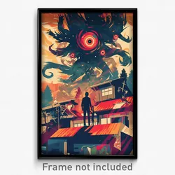 German Movie Poster - Haunted Grocery Store (Germany Retro Film Art Print)