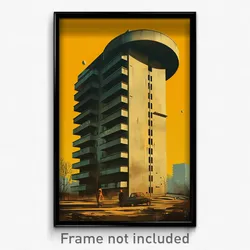 German Movie Poster - Superficial Swedish Architecture (Germany Film Art Print)