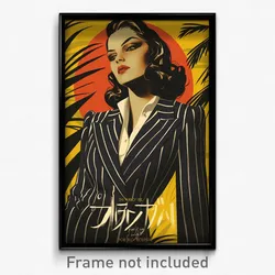 Brazilian Movie Poster - Woman Feeling Pity, Impeccable Pinstripe Suit (Print)