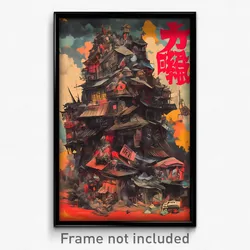 Vietnamese Movie Poster - Gloomy Shantytown (Vietnam Retro Film Art Print)