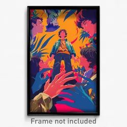 Spanish Movie Poster - Boy Feeling Hope, Hearty Hat Feather (Spain Art Print)