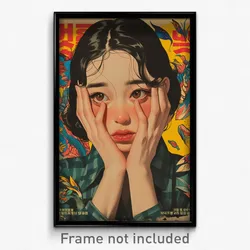 Korean Movie Poster - Girl Feeling Dislike, Glamorous Plaid (Korea Art Print)