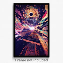 Movie Art Poster - Spectacular Ferry (Psychedelic Retro Weird Film Print)