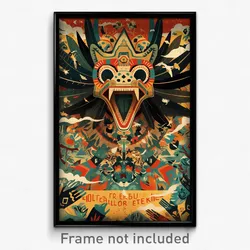 Mexican Movie Poster - Gracious Cloud Forest (Mexico Retro Film Art Print)
