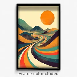German Movie Poster - Impeccable Hills (Germany Retro Film Art Print)