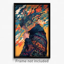 Russian Movie Poster - Boy Feeling Upset, Zesty Winter Clothes (Art Print)