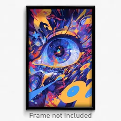 Art Poster - Glass Independence Day (Psychedelic Trippy Weird 11x17 Print)