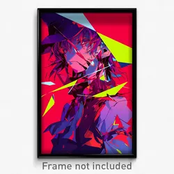 Anime Art Poster - Man Feeling Confident Wearing Fresh Frilled Hat (Print)