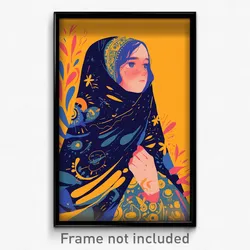 Hebrew Movie Poster - Woman Feeling Self Confident, Heartfelt Winter Clothes