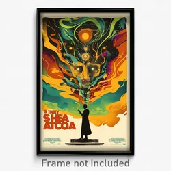 Spanish Movie Poster - Strange Atoll (Spain Psychedelic Art Retro Film Print)