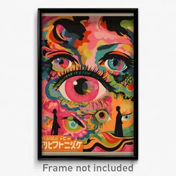 German Movie Poster - Dry County (Germany Psychedelic Art Retro Film Print)