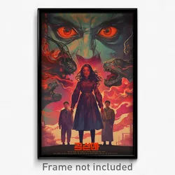 Korean Movie Poster - Gray Nebula (Korea Psychedelic Art Retro Film Print)