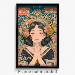 Thai Movie Poster - Woman Feeling Courage, Tremendous White Sailor Collar