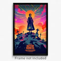Icelandic Movie Poster - Narrow Ranch (Iceland Psychedelic Art Retro Film Print)