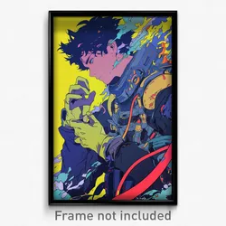Movie Art Poster - Boy Feeling Unsettled, Yellow Purple Gloves (Film Print)