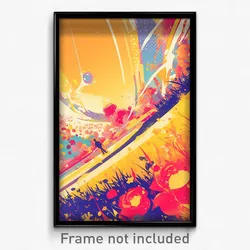 Spanish Movie Poster - Bright Staith (Spain Psychedelic Art Retro Film Print)