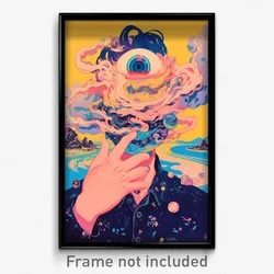 Art Poster - Thin Keep (Psychedelic Trippy Weird 11x17 Print)