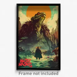 Mexican Movie Poster - Rusty Swamp (Mexico Psychedelic Art Retro Film Print)