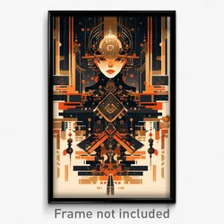 Indonesian Movie Poster - Secret Futuristic Architecture (Film Art Print)