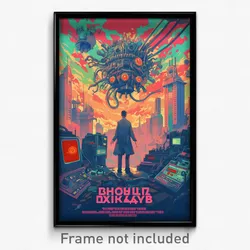 Russian Movie Poster - Mysterious Bakery (Russia Retro Film Art Print)