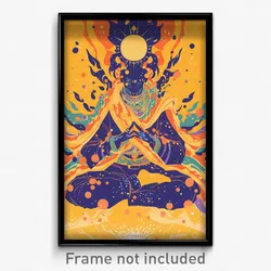 Bollywood Movie Poster - Man Feeling Annoyed, Valuable Waist Cape (Art Print)