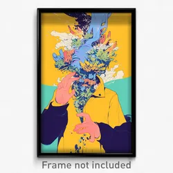 Art Poster - Important Notch (Psychedelic Trippy Weird 11x17 Print)
