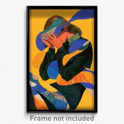 Art Poster - Cavernous Chasm (Psychedelic Trippy Weird 11x17 Cartoon Print)