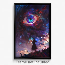 Art Poster - Complex Morass (Psychedelic Trippy Weird 11x17 Cartoon Print)