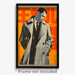 German Movie Poster - Boy Feeling Charity, Flashy Grey Coat (Germany Art Print)