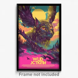 Russian Movie Poster - Wild Junction (Russia Psychedelic Art Retro Film Print)