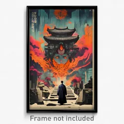 Korean Movie Poster - Rundown Priory (Korea Psychedelic Art Retro Film Print)