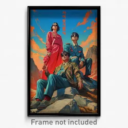 Korean Movie Poster - Modern Clearing (Korea Psychedelic Art Retro Film Print)