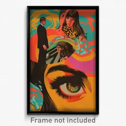 Spanish Movie Poster - Zany Flats (Spain Psychedelic Art Retro Film Print)