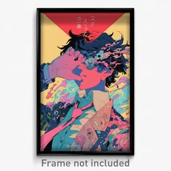 Movie Art Poster - Boy Feeling Self Respecting, Sturdy Pink Neckerchief (Print)