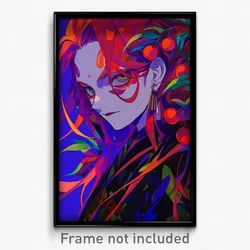 Anime Art Poster - Man Feeling Mystified, Strange Cherry Hair Ornament (Print)