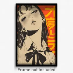 Chinese Movie Poster - Girl Feeling Annoyance, Natural Frilled Shirt Collar