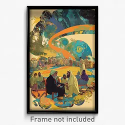 Bollywood Movie Poster - Tidy Dock (India Retro Hindi Film Art Print)